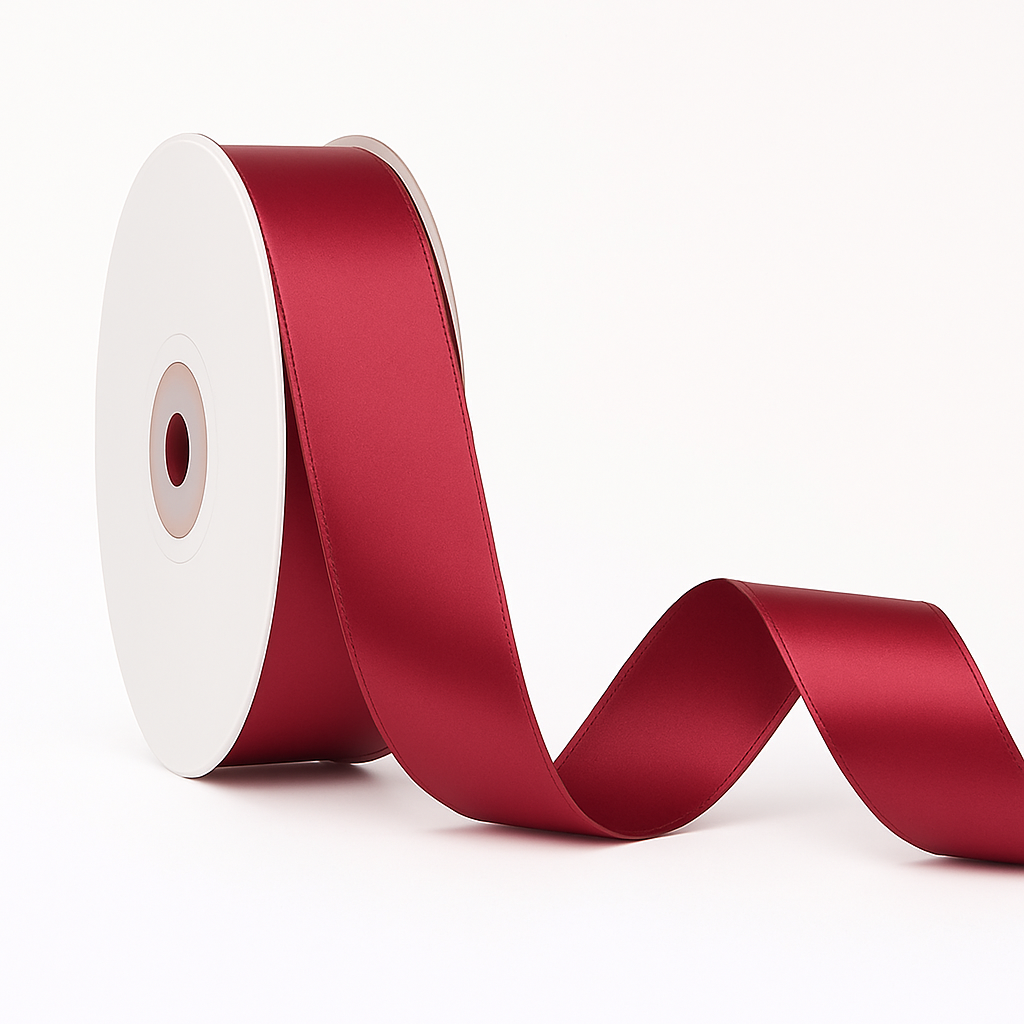 Double-sided Satin Ribbon - Maroon