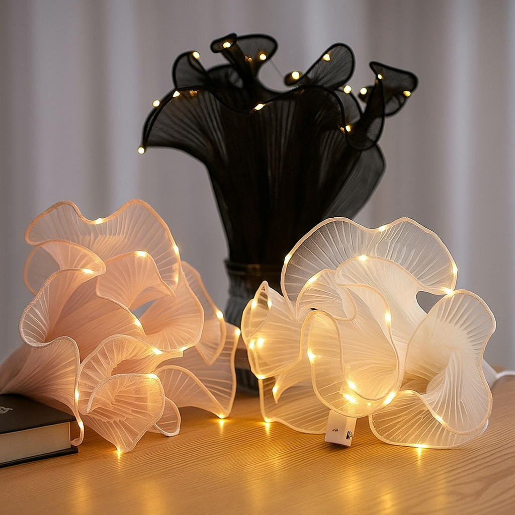 Wavy Mesh with Lights for bouquets