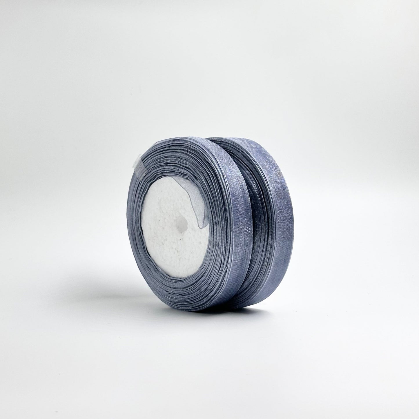 Organza Ribbon - Grey (0.5 inch)