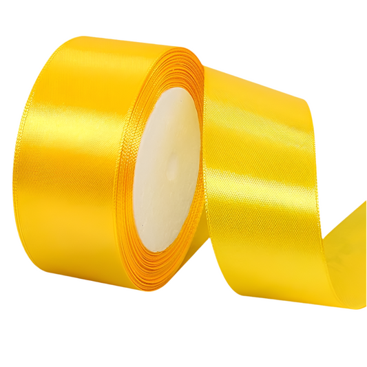 Satin Ribbon - Yellow (10MTR)