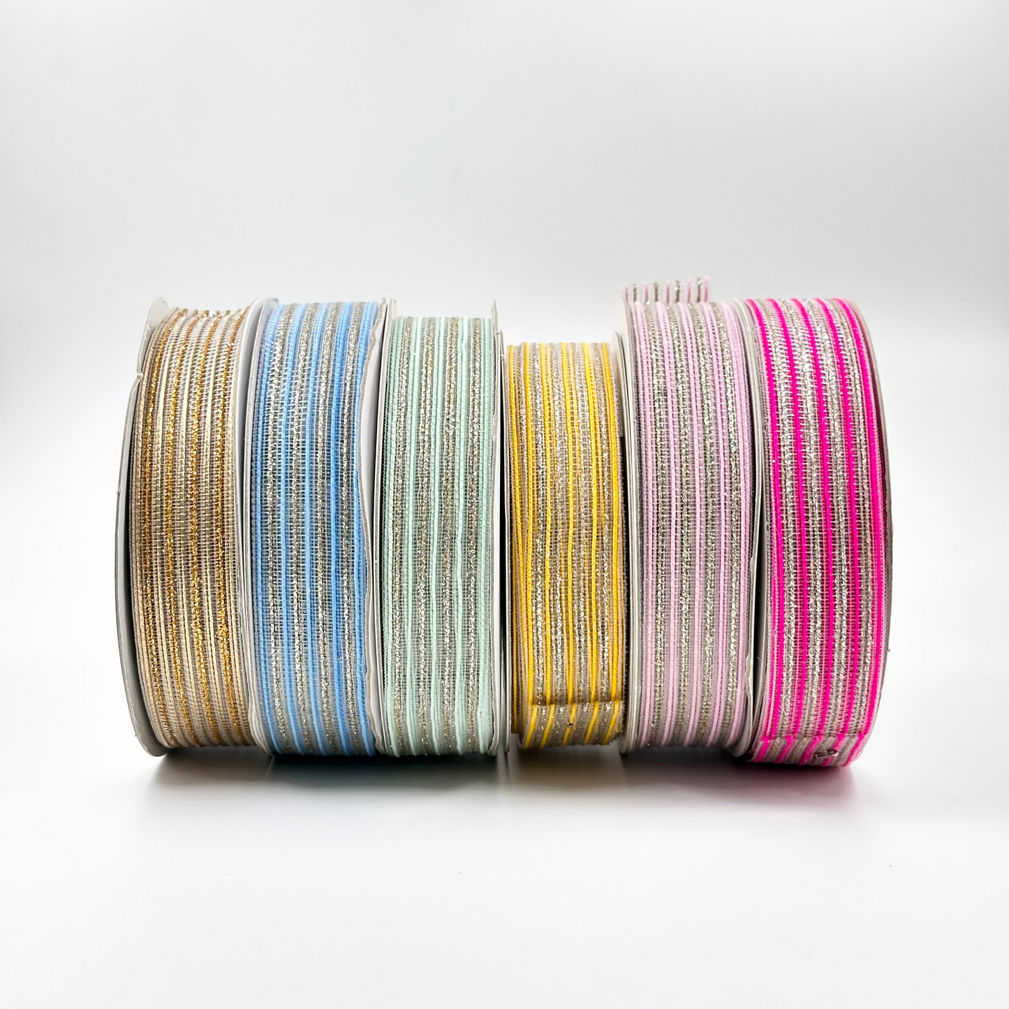 Metallic Stripe Ribbon