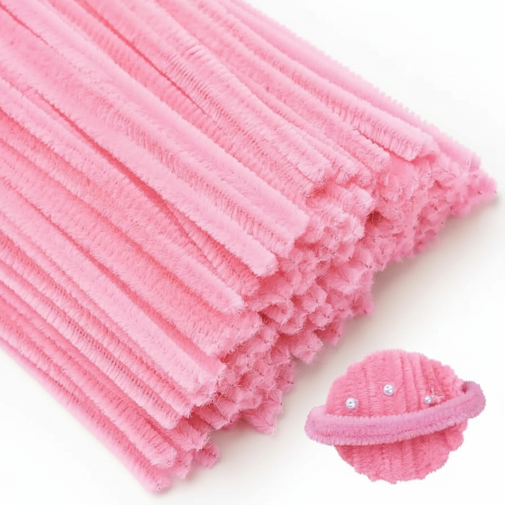 Pipe Cleaner for Craft - Baby Pink