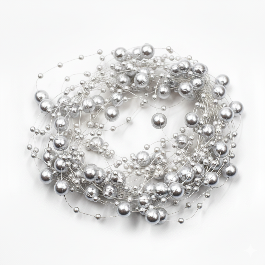 Pearl String - Silver