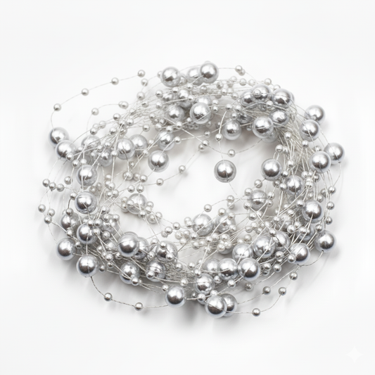 Pearl String - Silver