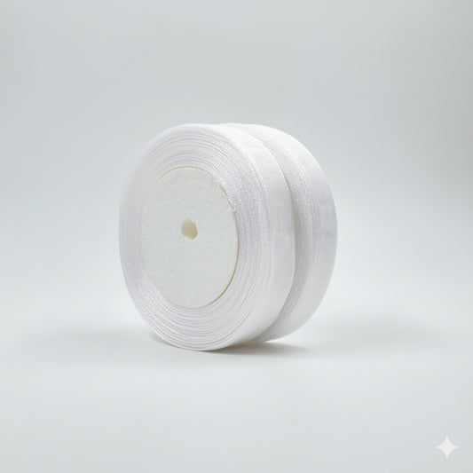 Organza Ribbon - White (0.5 inch)