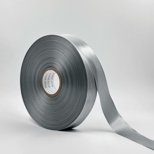 Satin Ribbon - Grey (1 inch)