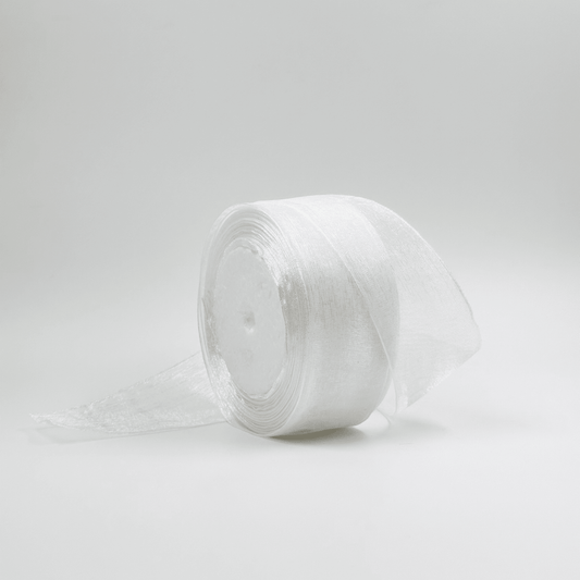 Organza Ribbon - White (1.5 inch)