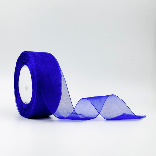 Organza Ribbon - Royal Blue (1.5 inch)
