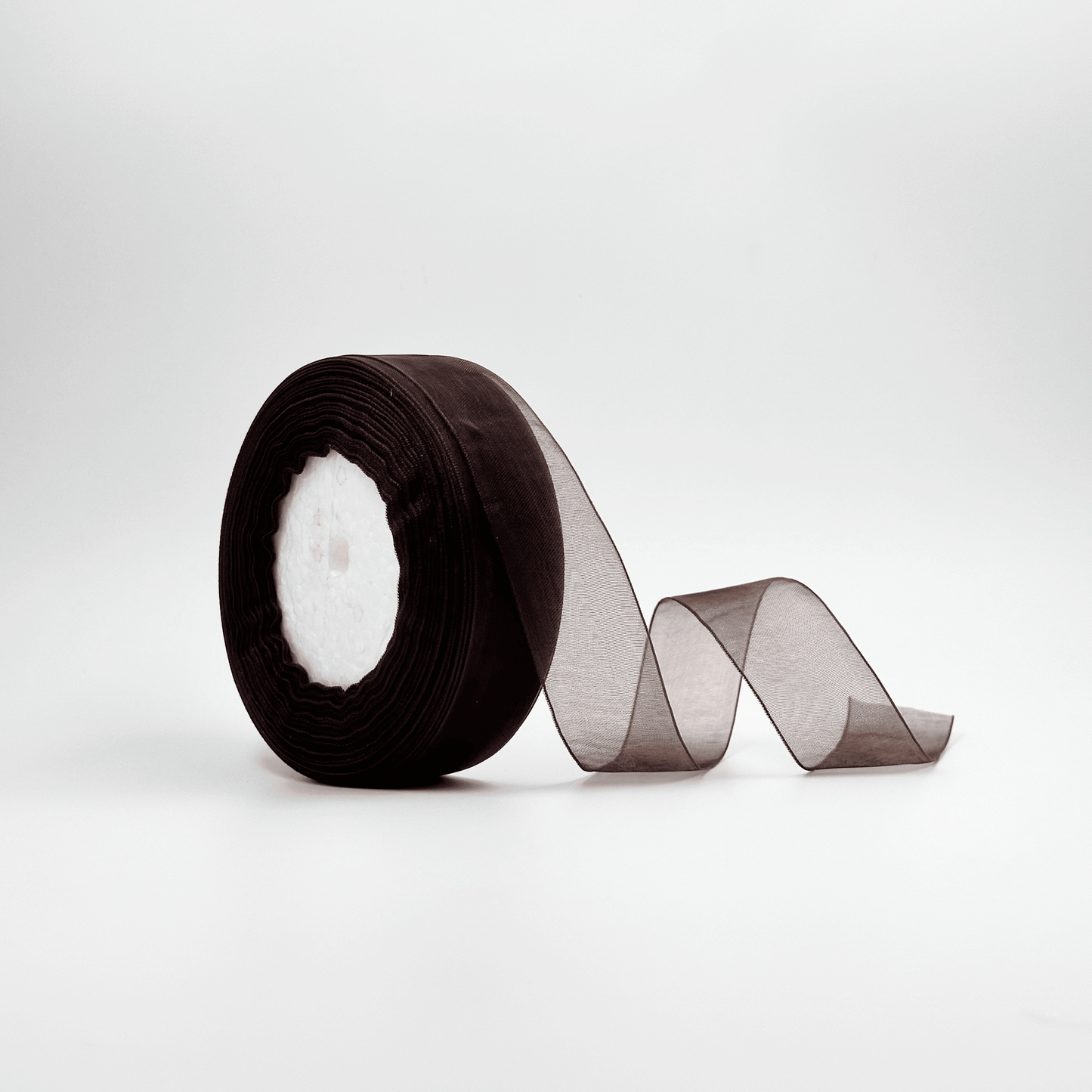 Organza Ribbon - Brown (1 inch)