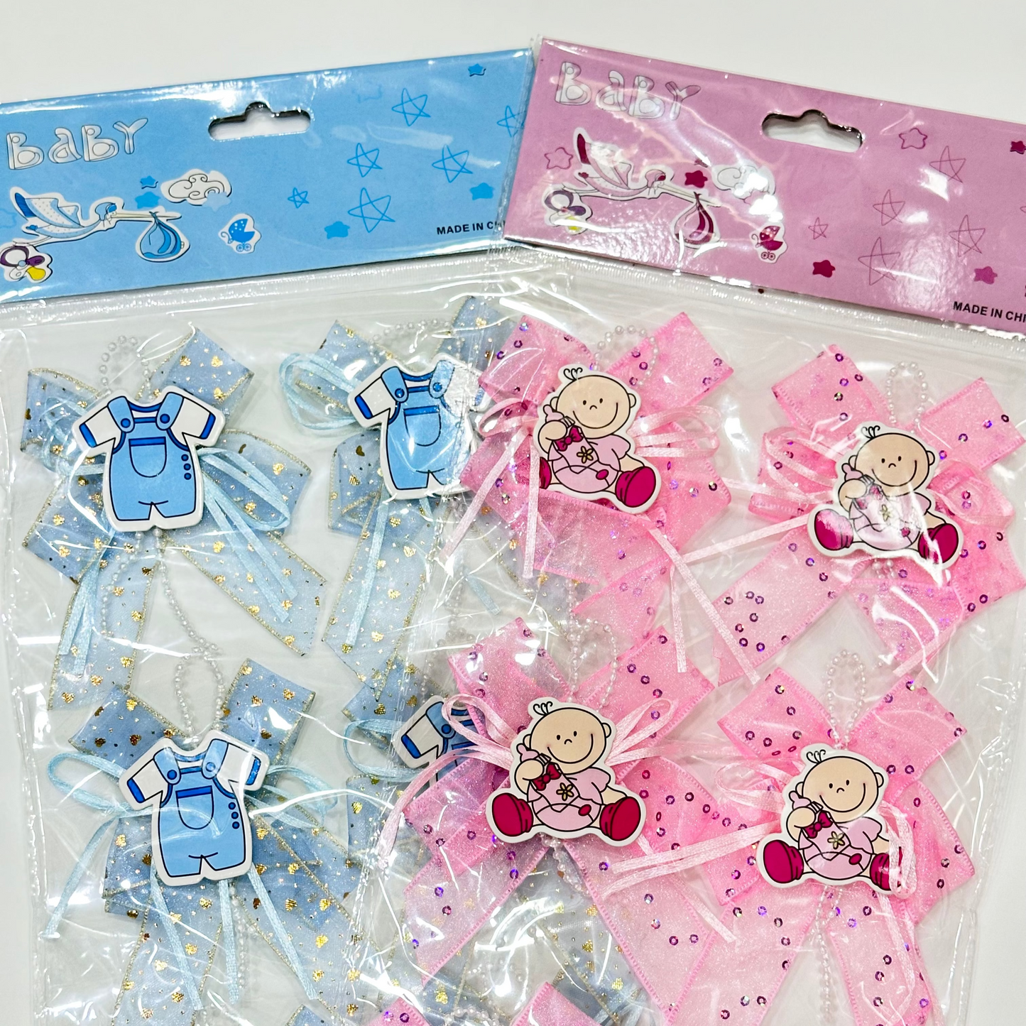 Baby Shower Decorative Bows – (Set of 6)