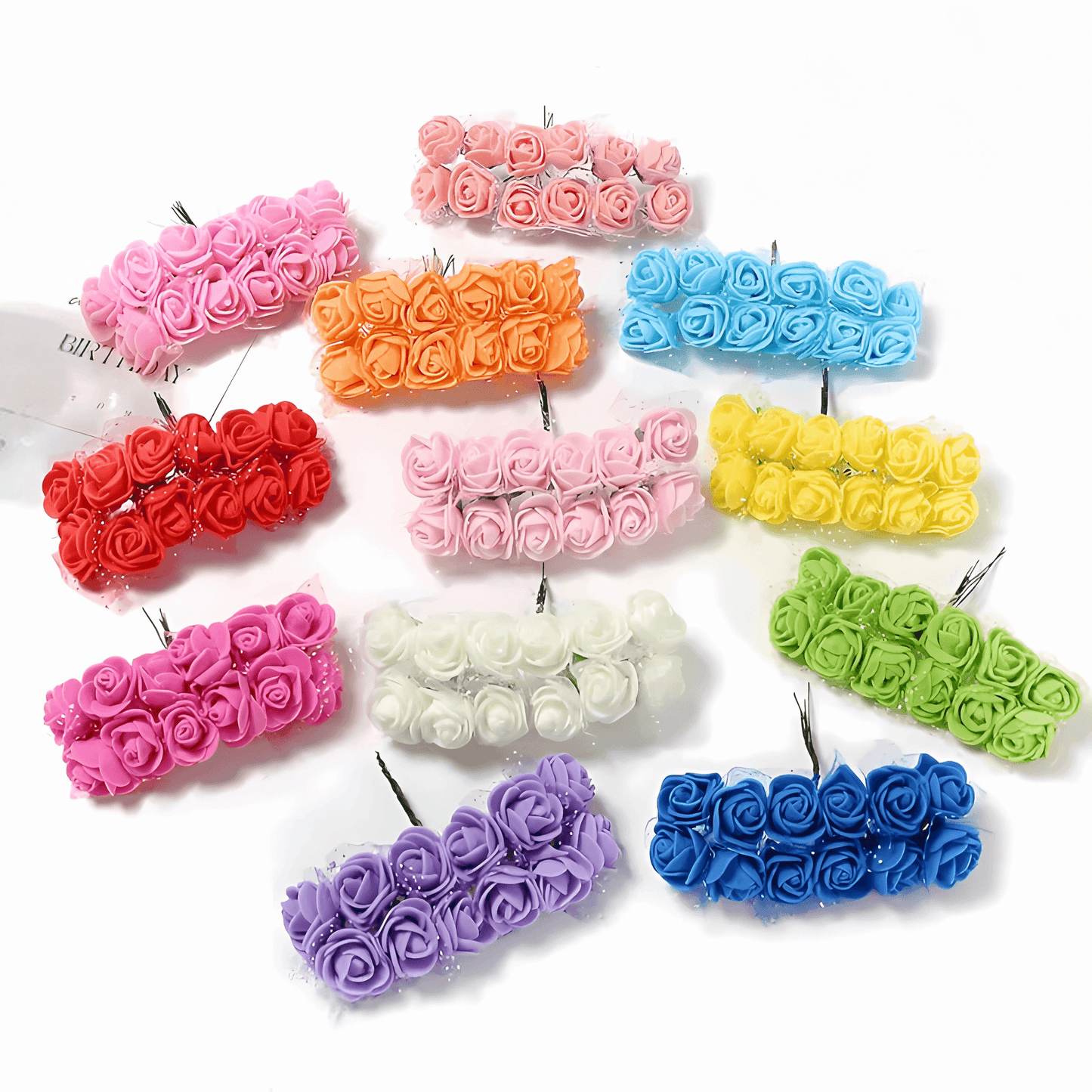 Foam Flowers - (pack of 144pcs) - Prismribbons