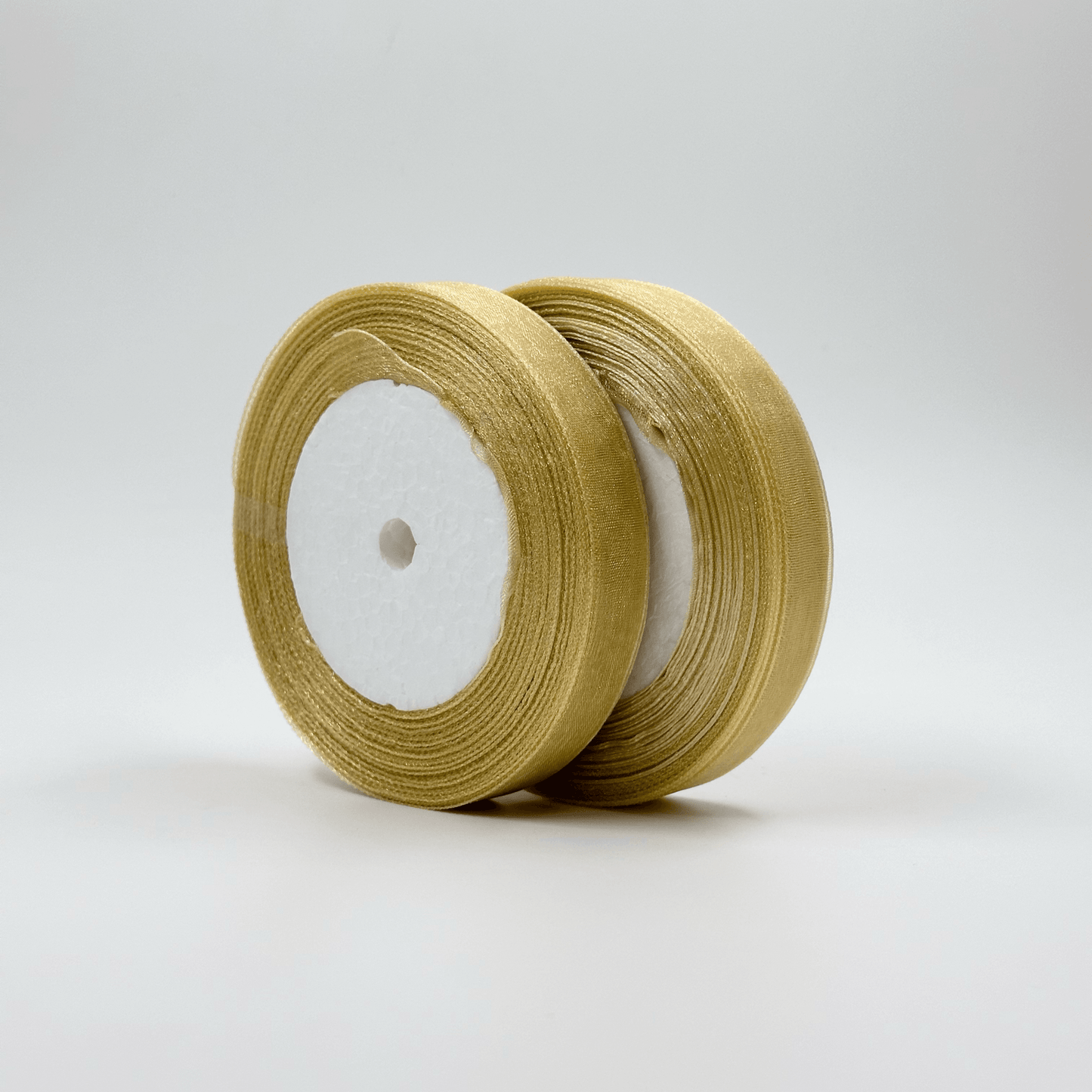 Organza Ribbon - Gold (0.5 inch) - Prismribbons