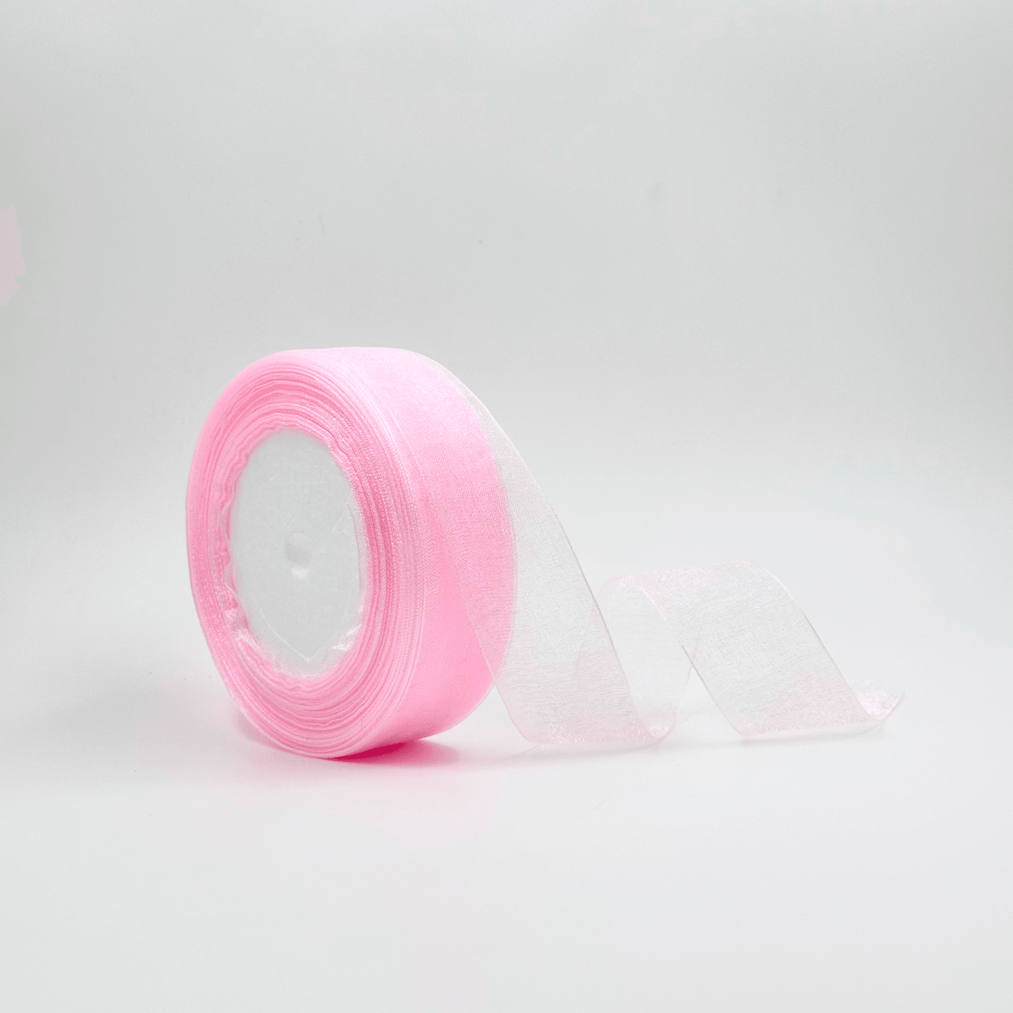 Organza Ribbon - Pink (1 inch) - Prismribbons
