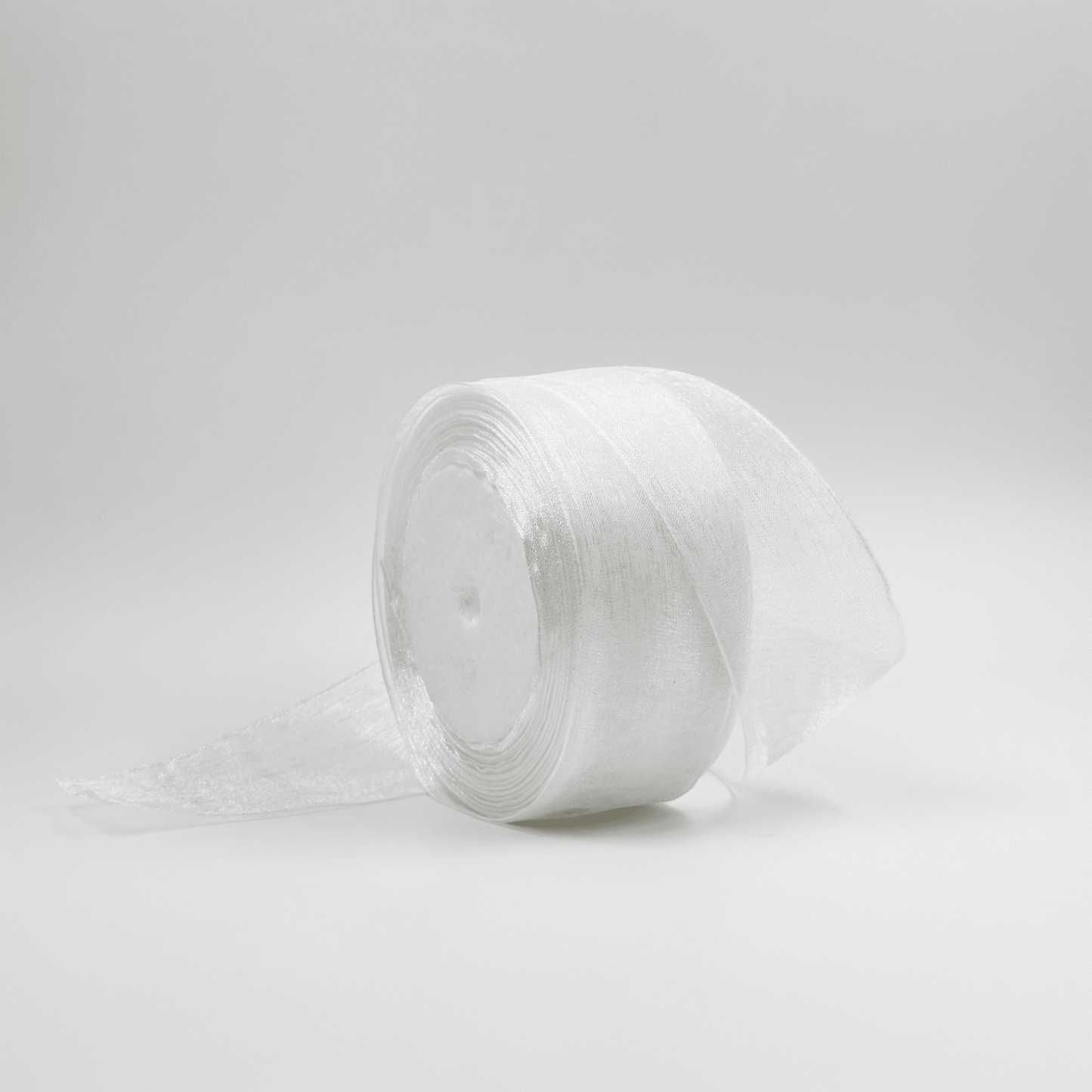 Organza Ribbon - White (1.5 inch) - Prismribbons