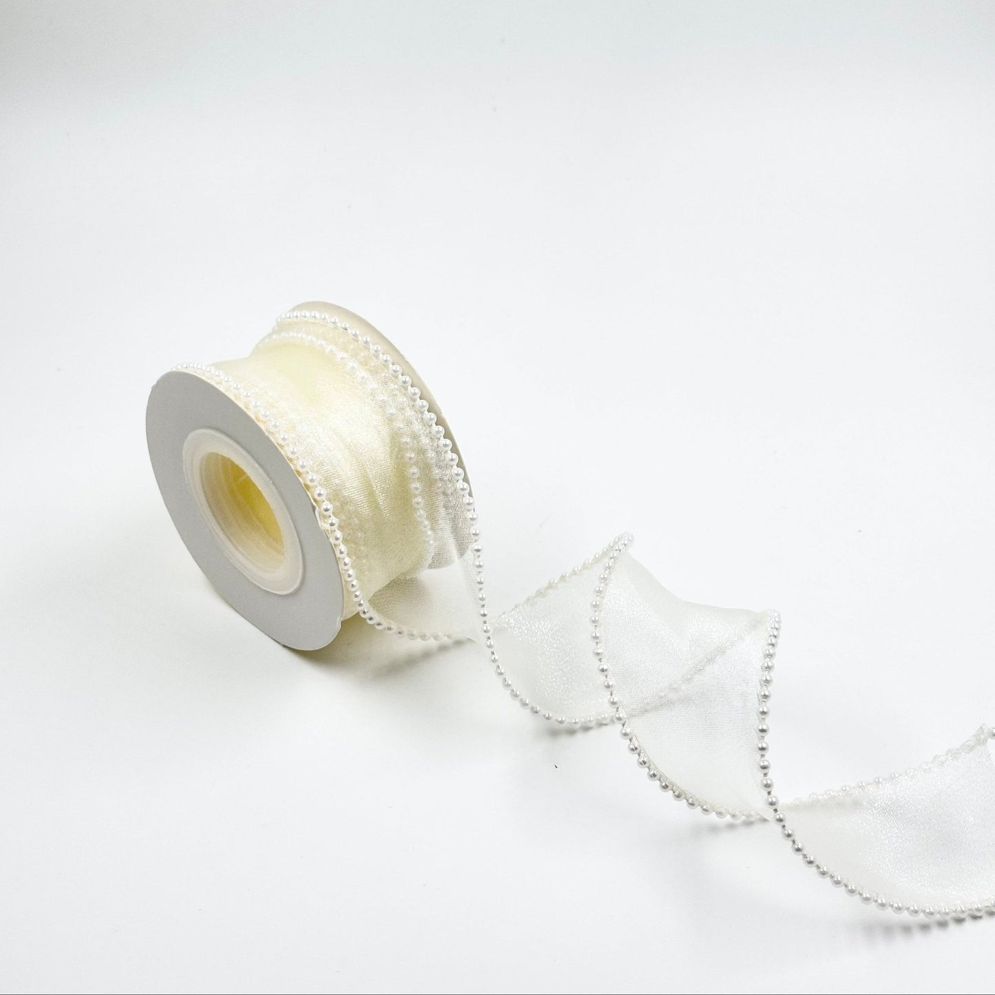 Pearl Ribbon - Cream (1.5 inch) (5 yards) - Prismribbons