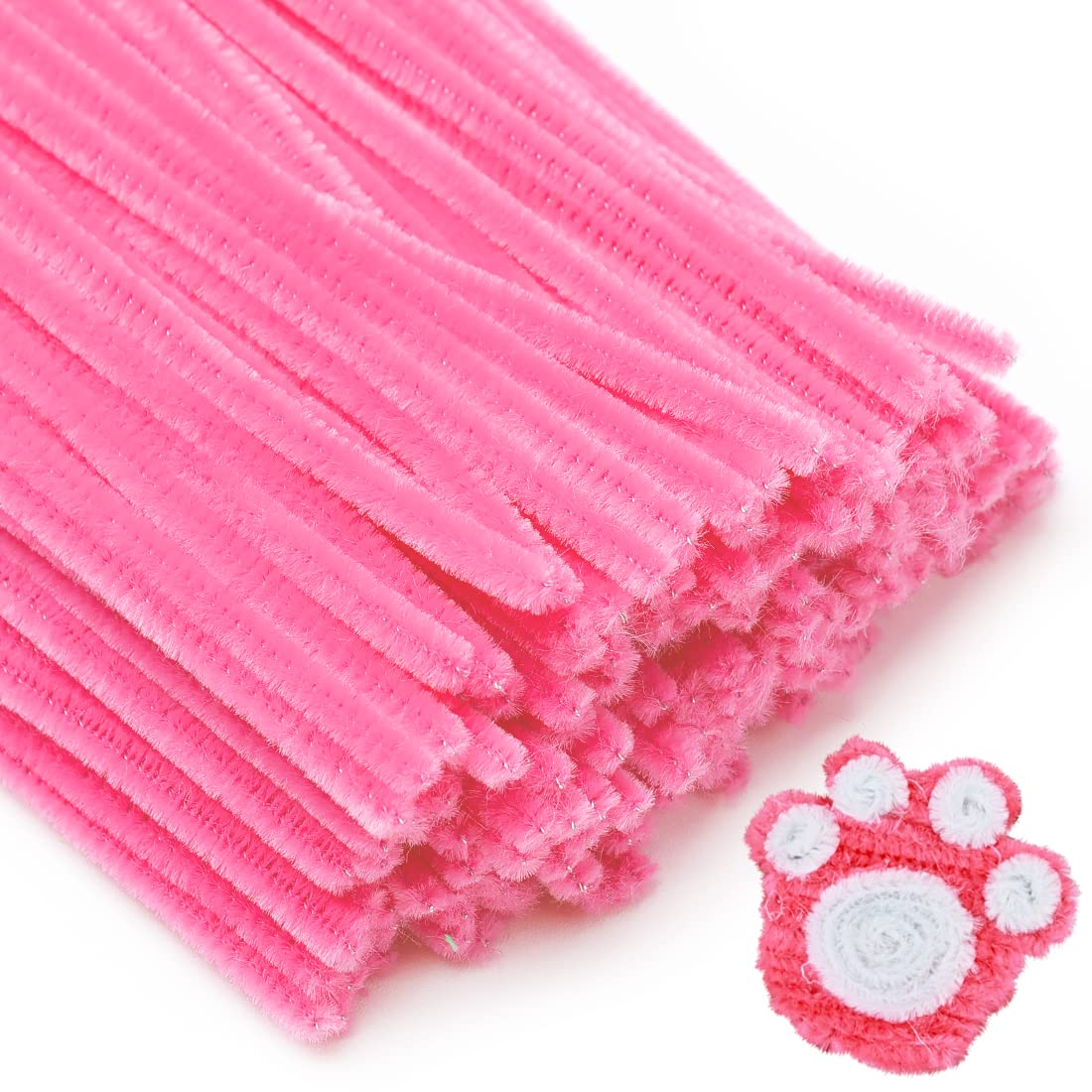 Pipe Cleaner for Craft - Pink - Prismribbons