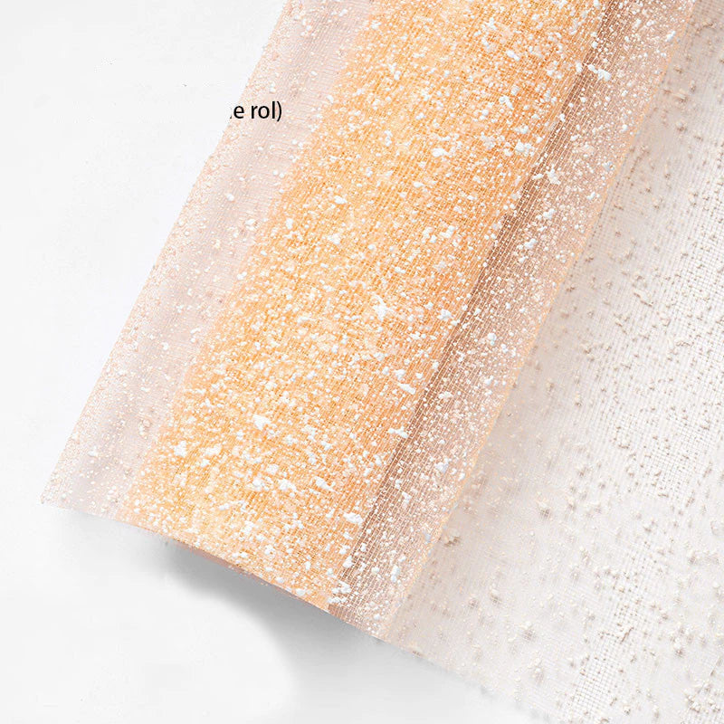 Snow Dot Mesh for Bouquet Wrapping (5 Meters)