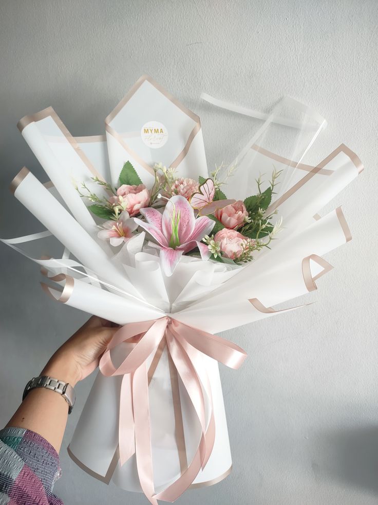 Gold Rim Bouquet Wrapping Sheets - Prismribbons