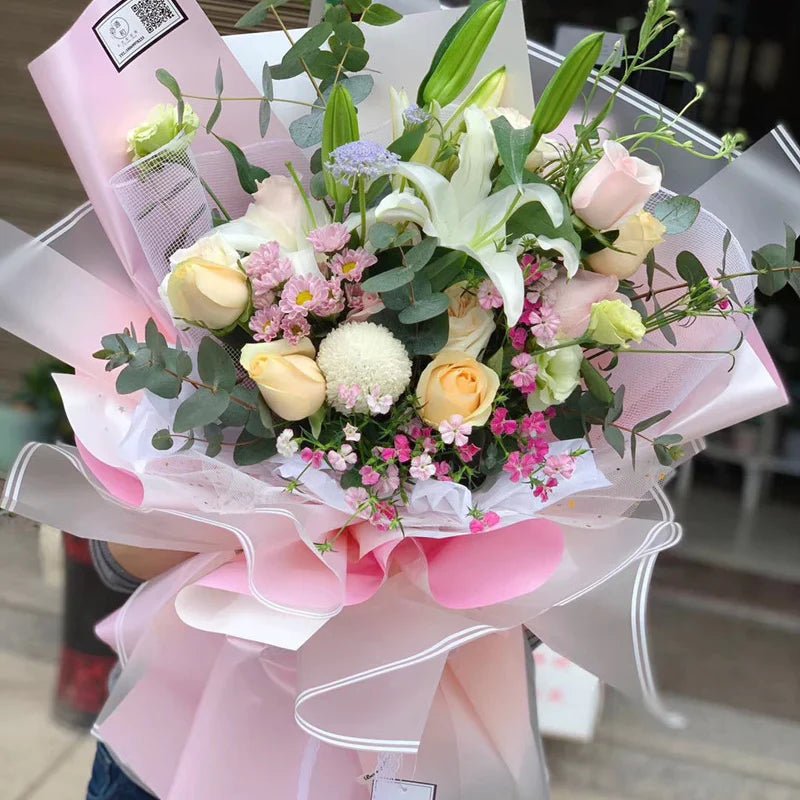 Gradient Bouquet Wrapping Sheets - Prismribbons