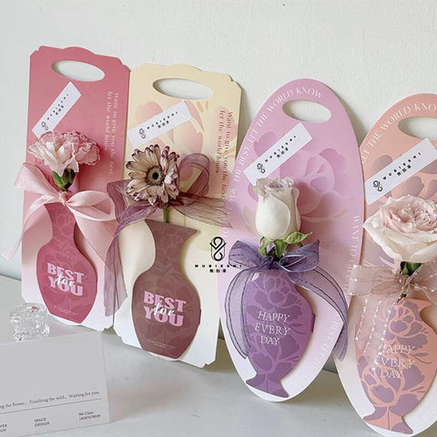 Vase Flower Card (5 pcs)
