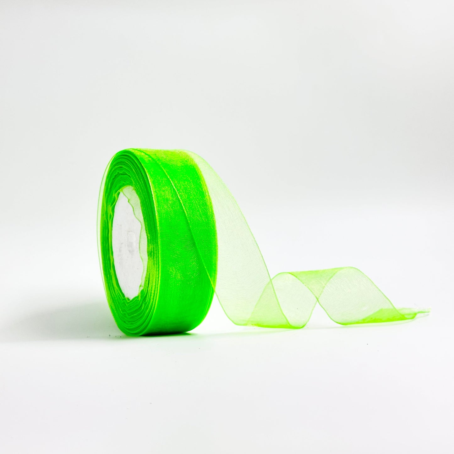 Organza Ribbon - Lime Green (1 inch)