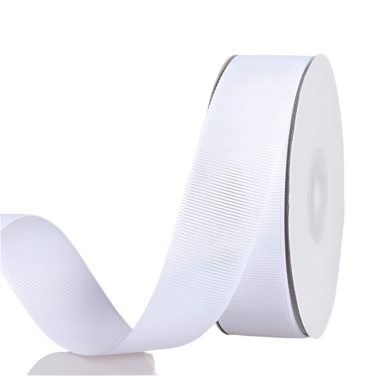 Grossgrain Ribbon - White