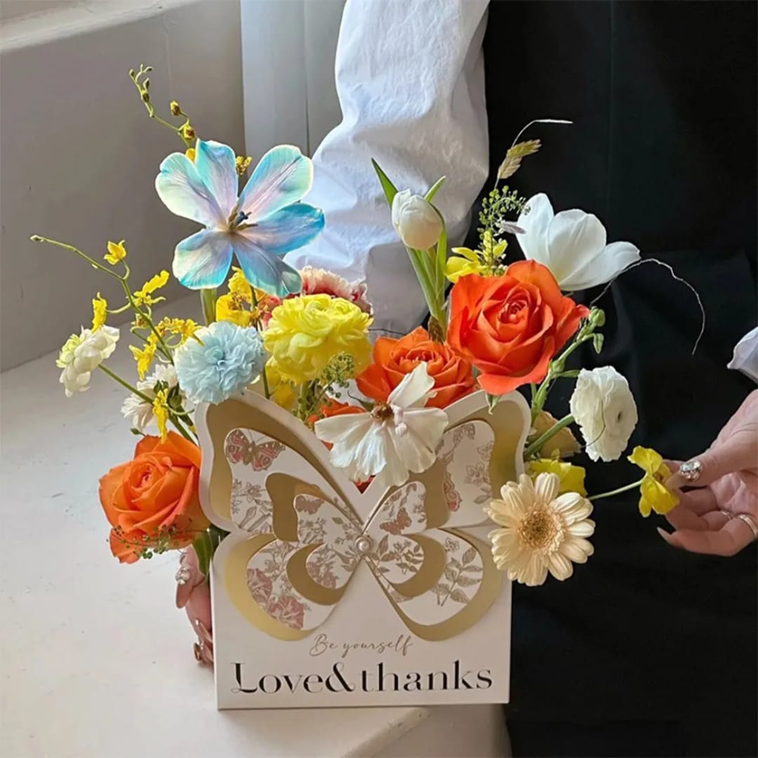 3D Butterfly Gift/Flower Box (Pack of 5) - Prismribbons