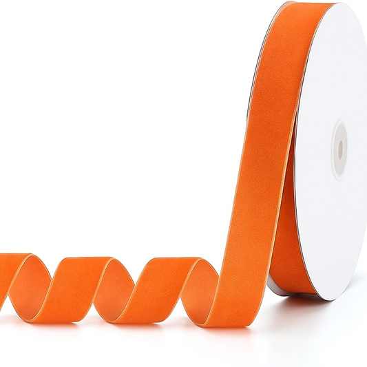 Velvet Ribbon - Orange