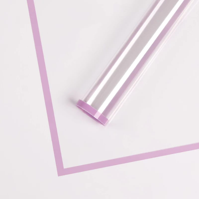 Transparent Bouquet Wrapping Sheets - Purple (20 sheets)