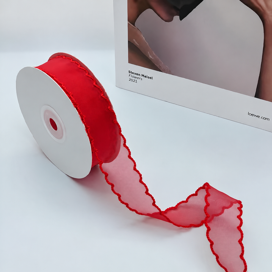 Moon Stitch Ribbon (1 inch) (9 Meters)