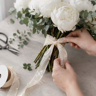 Pearl Studded Silk Ribbon - Beige (9 meters)