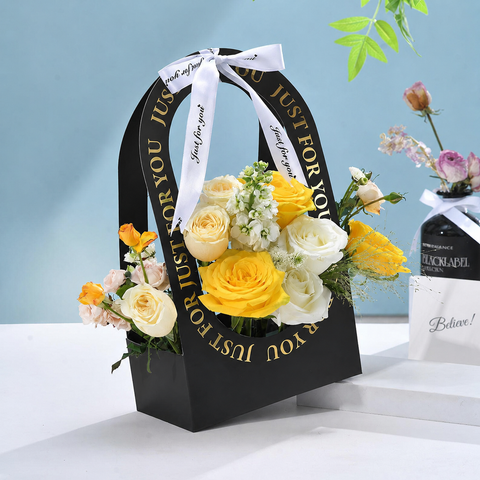 "Just For You" Flower Bouquet Bag (5pcs)