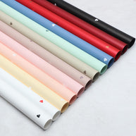 Heart Pattern Wrapping Sheets - 20 sheets