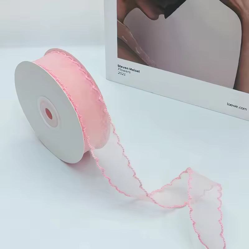 Moon Stitch Ribbon (1 inch) (9 Meters)