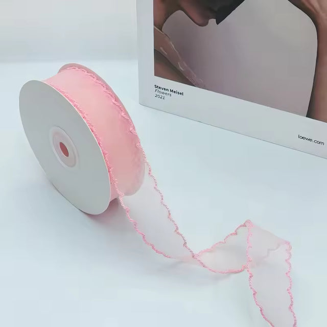 Moon Stitch Ribbon (1 inch) (9 Meters)