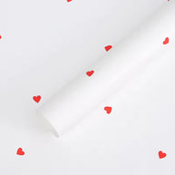 Heart Pattern Wrapping Sheets - 20 sheets
