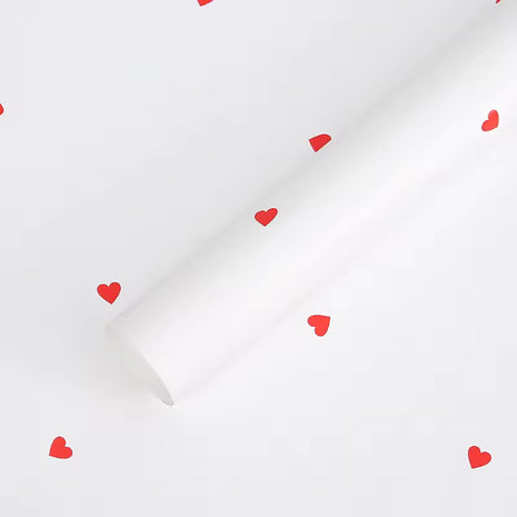 Heart Pattern Wrapping Sheets - 20 sheets
