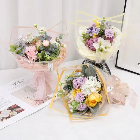 Transparent Bouquet Wrapping Sheets (20 sheets) Prismribbons