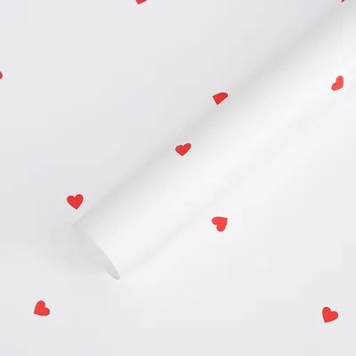 Heart Pattern Wrapping Sheets - 20 sheets