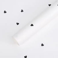 Heart Pattern Wrapping Sheets - 20 sheets