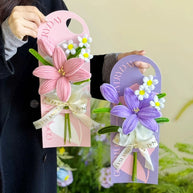 'Good luck Everyday' Flower card - 10pcs Prismribbons