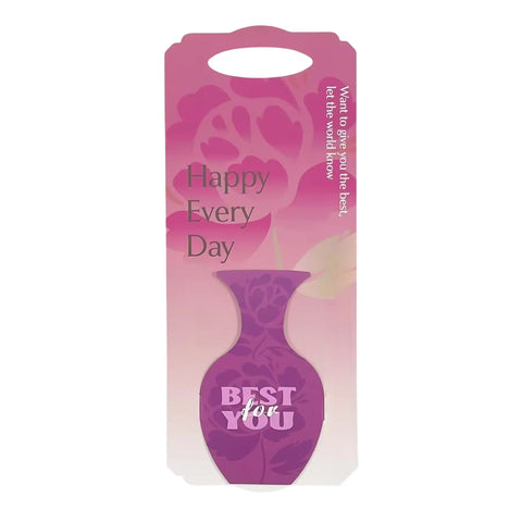 Vase Flower Card (5 pcs) Prismribbons