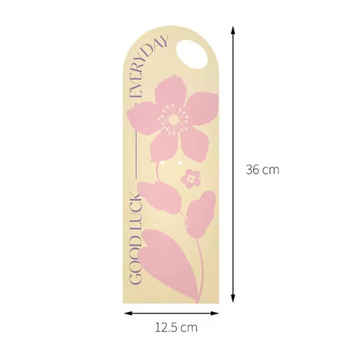 'Good luck Everyday' Flower card - 10pcs