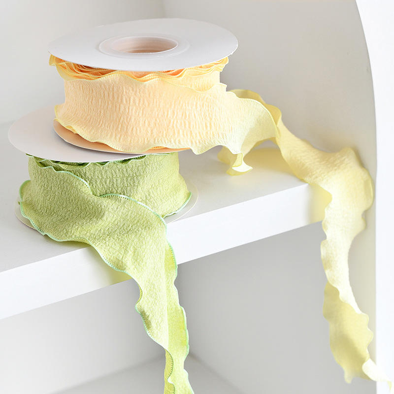 Ruffle Lace Ribbon (1.5 inch) (9 meters) - Prismribbons