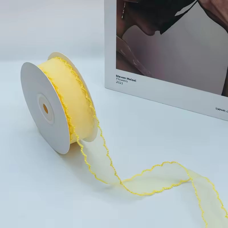 Moon Stitch Ribbon (1 inch) (9 Meters)