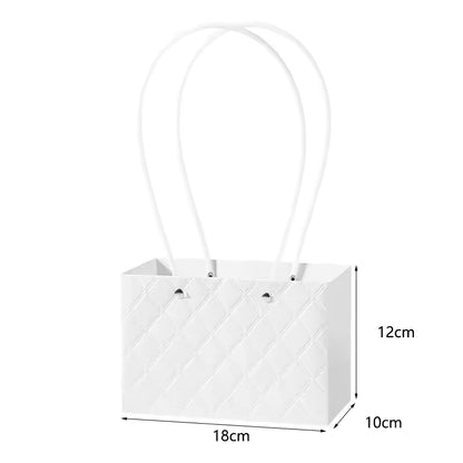 Waterproof Embossed Floral Gift Bag (Pack of 5)