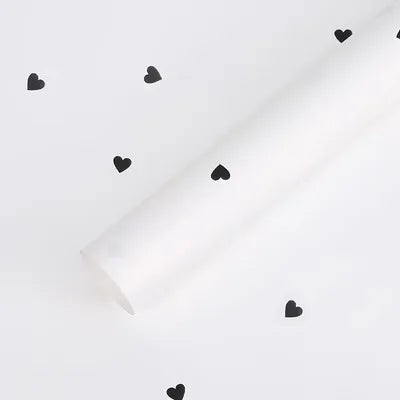 Heart Pattern Wrapping Sheets - 20 sheets