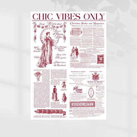 Chic Vibes Wrapping Sheets - 20 sheets