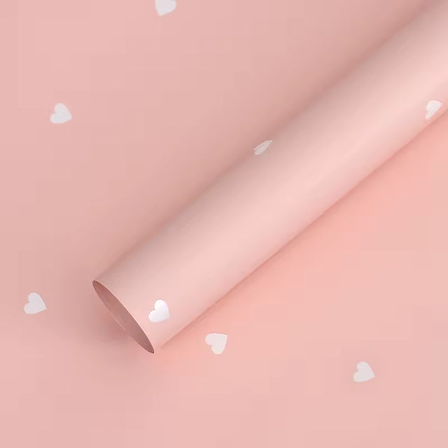 Heart Pattern Wrapping Sheets - 20 sheets