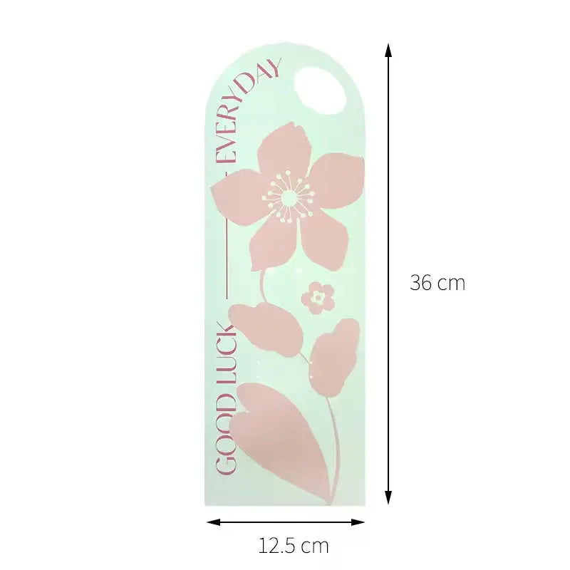 'Good luck Everyday' Flower card - 10pcs Prismribbons